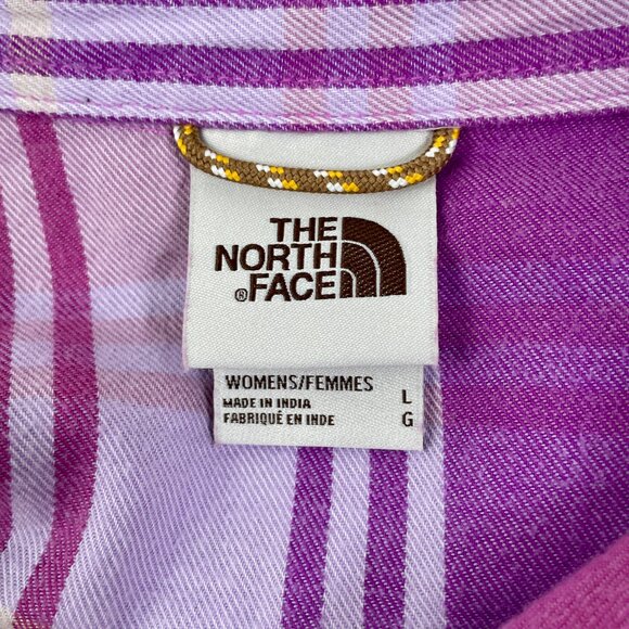 The North Face Women’s Set Up Camp Flannel Shirt, Violet Crocus, Size L - Picture 8 of 11